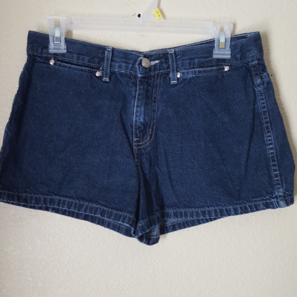 EUC L.E.I. junior Blue Jean Short Shorts, size 9